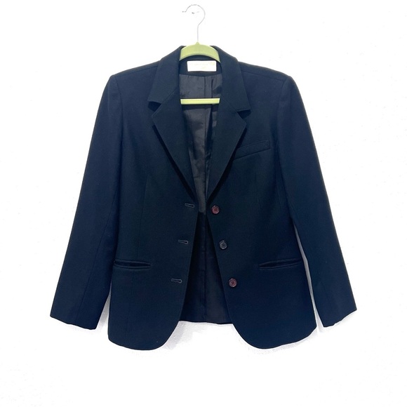 Pendleton 100% wool Black Blazer Tailored Suit Jacket 4 - Picture 8 of 8